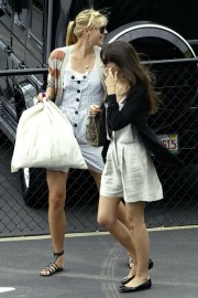 Camilla Belle and Maria Sharapova in Miami March 26 08