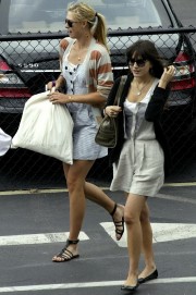 Camilla Belle and Maria Sharapova in Miami March 26 09