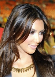 Kim Kardashian Miami Dolphins Orange Carpet 22