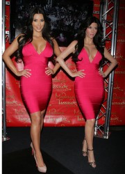 Kim Kardashian Wax Figure Unveiling At Madame Tussauds 15