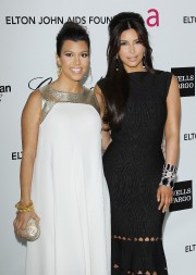 Kim Kardashian 20th Elton John AIDS Foundation Oscar Viewing Party 03