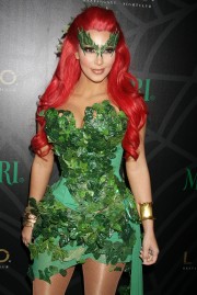 Kim Kardashian Midori Green Halloween Costume Party 33